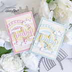 Simon Says Stamp! Honey Bee SCALLOP A2 CARD FRAMES Dies hbds-sa2 | color-code:ALT7