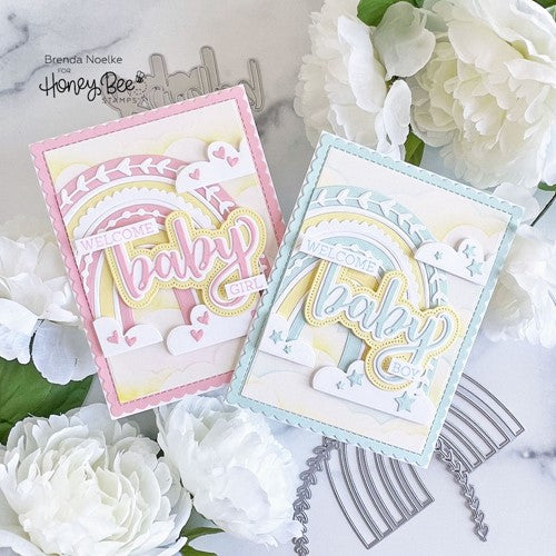 Simon Says Stamp! Honey Bee SCALLOP A2 CARD FRAMES Dies hbds-sa2 | color-code:ALT7