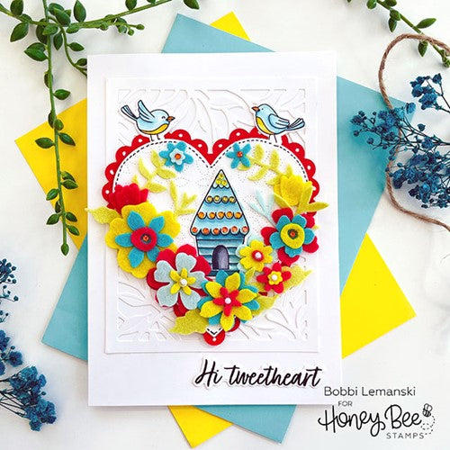 Simon Says Stamp! Honey Bee STACKING HEARTS Dies hbds-sth | color-code:ALT3