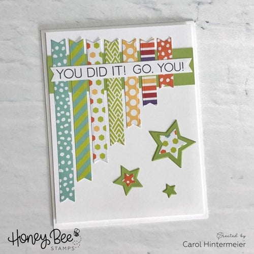 Simon Says Stamp! Honey Bee SENTIMENT BANNERS Dies hbds-snb