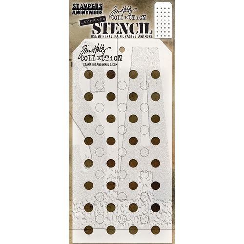 Simon Says Stamp! Tim Holtz Layering Stencil SHIFTER DOTS THS109