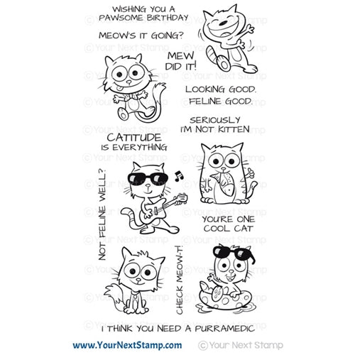 My Favorite Things - Clear Stamp - BB Cool Cats