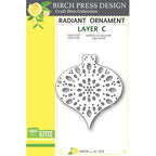 Simon Says Stamp! Birch Press Design RADIANT ORNAMENT LAYER SET Craft Dies 56081