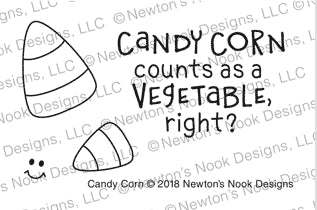 Simon Says Stamp! Newton's Nook Designs CANDY CORN Clear Stamps NN1808S05