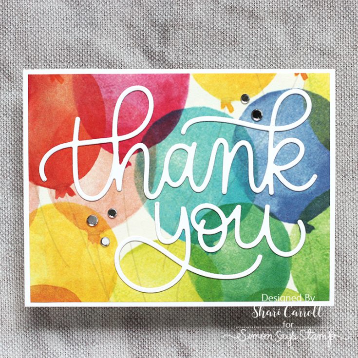 Simon Says Stamp! Simon Says Stamp Huge BIG THANK YOU Wafer Dies sssd111869