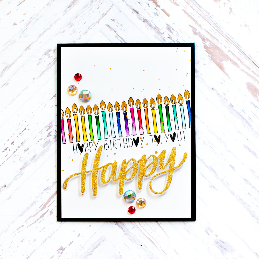 Simon Says Stamp! Simon Says Clear Stamps BIRTHDAY BORDERS sss101852