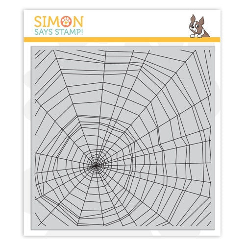 Simon Says Stamp! Simon Says Cling Rubber Stamp SPIDER WEB sss101869