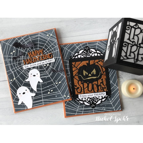 Simon Says Stamp! Simon Says Cling Rubber Stamp SPIDER WEB sss101869
