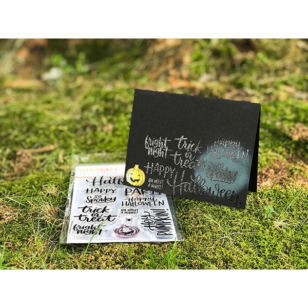 Simon Says Stamp! Simon Says Clear Stamps HANDLETTERED HALLOWEEN sss101873