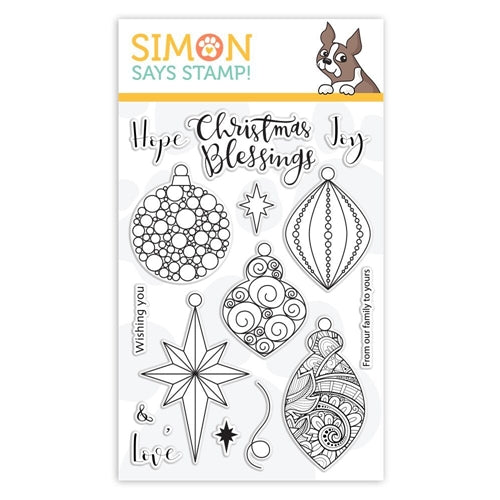 Simon Says Stamp! Simon Says Clear Stamps ORNATE ORNAMENTS sss101878