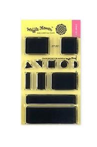 Simon Says Stamp! Waffle Flower COLOR SWATCHES FOR INK PADS Clear Stamps 271221