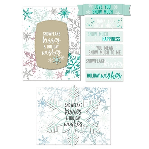 Simon Says Stamp! Concord & 9th SNOWFLAKES TURNABOUT Clear Stamp 10461