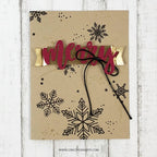Simon Says Stamp! Concord & 9th SNOWFLAKES TURNABOUT Clear Stamp 10461