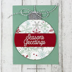 Simon Says Stamp! Concord & 9th SNOWFLAKES TURNABOUT Clear Stamp 10461