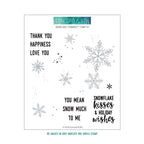 Simon Says Stamp! Concord & 9th SNOWFLAKES TURNABOUT Clear Stamp 10461