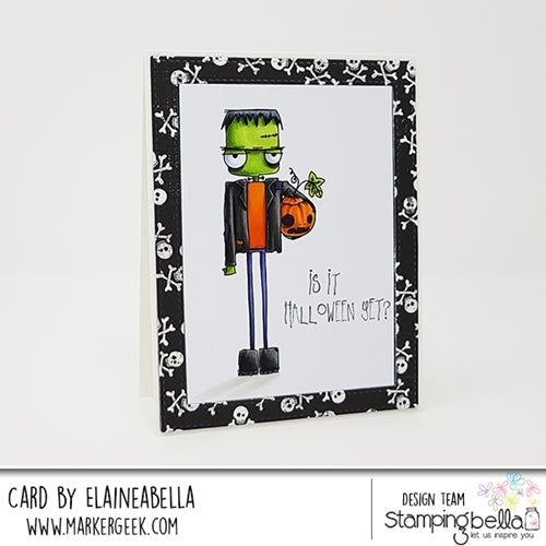 Simon Says Stamp! Stamping Bella Cling Stamp ODDBALL FRANKENSTEIN eb722