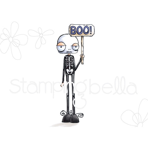 Simon Says Stamp! Stamping Bella Cling Stamp ODDBALL SKELETON eb725