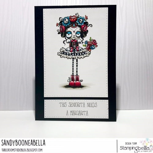 Simon Says Stamp! Stamping Bella Cling Stamp DAY OF THE DEAD ODDBALL eb731