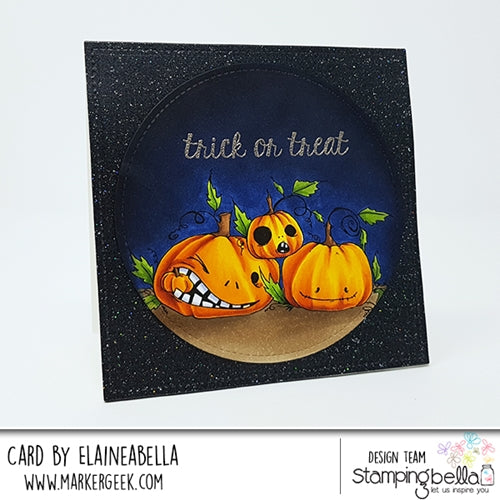 Simon Says Stamp! Stamping Bella Cling Stamp ODDBALL NAUGHTY PUMPKINS eb733