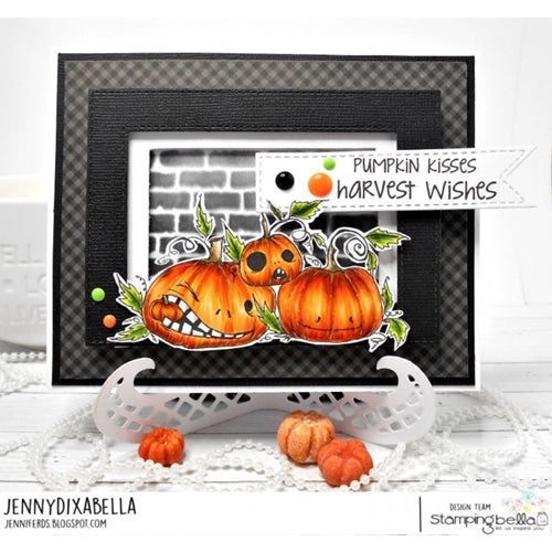 Simon Says Stamp! Stamping Bella Cling Stamp ODDBALL NAUGHTY PUMPKINS eb733