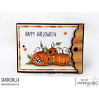 Simon Says Stamp! Stamping Bella Cling Stamp ODDBALL NAUGHTY PUMPKINS eb733