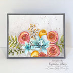 Simon Says Stamp! Simon Says Clear Stamps SKETCHED FLOWERS sss101830
