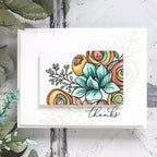 Simon Says Stamp! Simon Says Clear Stamps SKETCHED FLOWERS sss101830