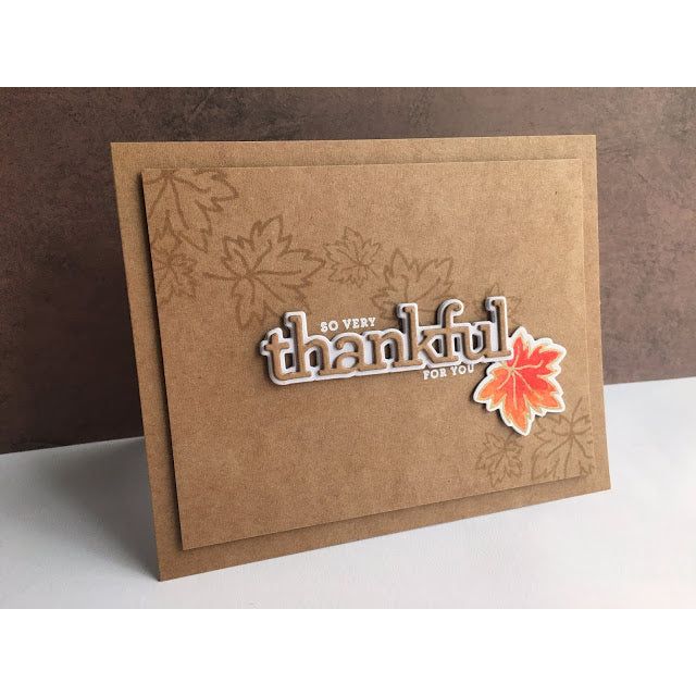 Simon Says Stamp! CZ Design Wafer Dies THANKFUL 1 czd37 | color-code:ALT2