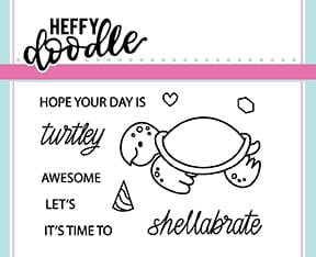 Simon Says Stamp! Heffy Doodle SHELLABRATE Clear Stamps hfd0064