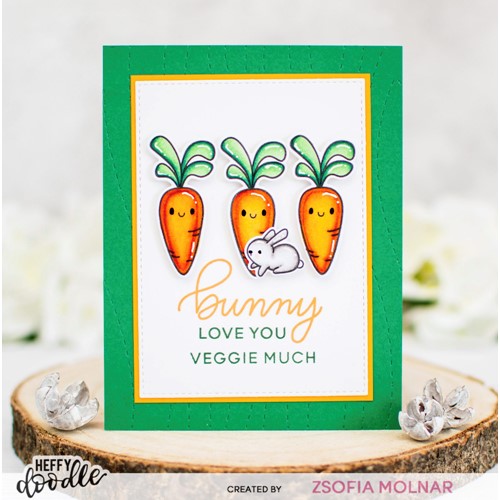 Simon Says Stamp! Heffy Doodle VEGGIE PATCH Clear Stamps hfd0082 | color-code:ALT06