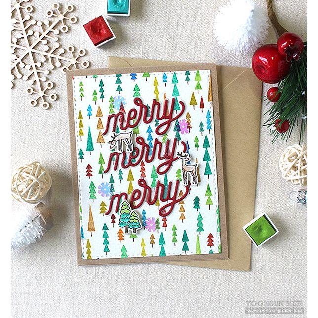 Simon Says Stamp! CZ Design Wafer Dies MERRY czd41