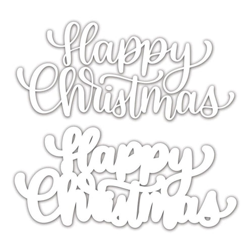 Simon Says Stamp Happy Christmas Shadow Die set Simon Says Stamp Happy Christmas Shadow Die set