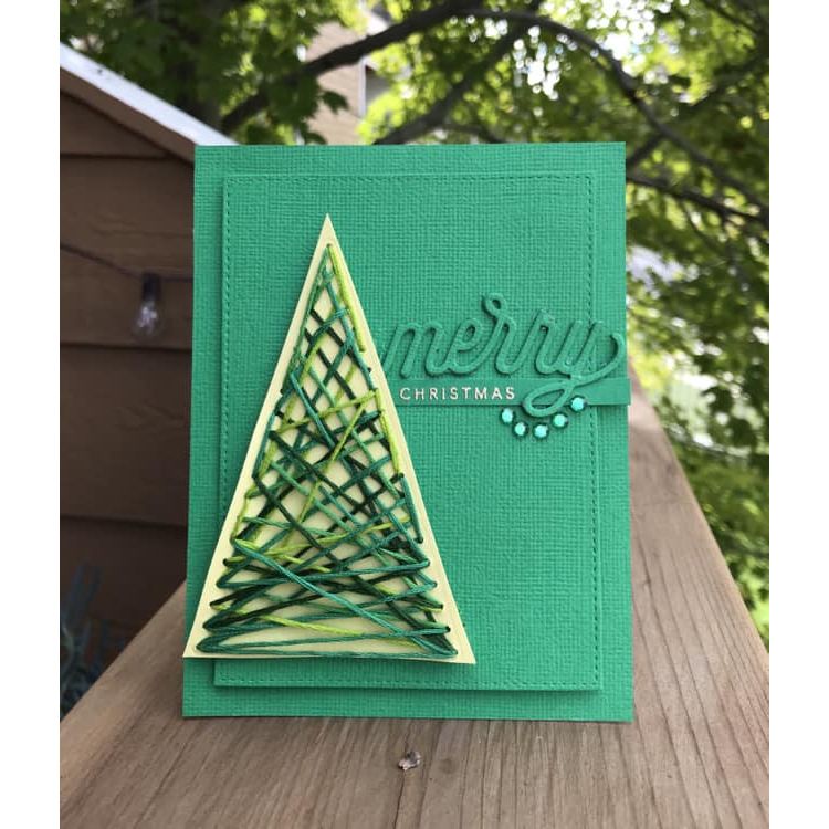 Simon Says Stamp! Simon Says Stamp CHRISTMAS TREE STITCHING Wafer Die sssd111875 | color-code:ALT4