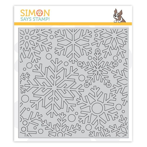 Simon Says Stamp! Simon Says Cling Rubber Stamp OUTLINE SNOWFLAKES sss101889