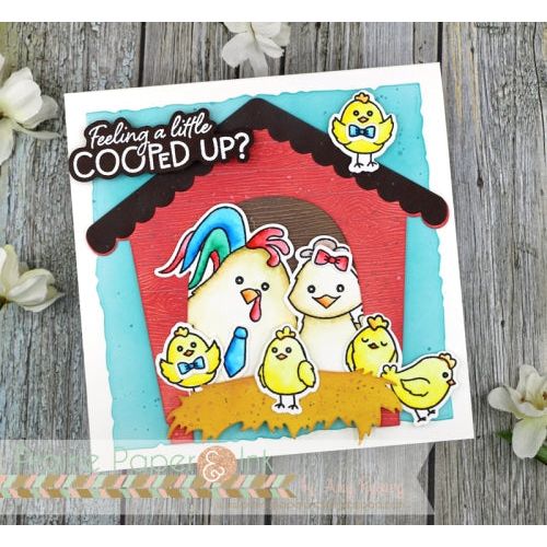 Simon Says Stamp! Honey Bee DECKLE EDGE SQUARES Dies hbds-des | color-code:ALT01
