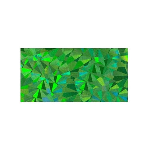 Simon Says Stamp! Couture Creations GREEN IRIDESCENT TRIANGULAR PATTERN Heat Activated Foil co726066