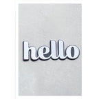 Simon Says Stamp! Birch Press Design BIG HELLO SUGAR SCRIPT Craft Dies 57201