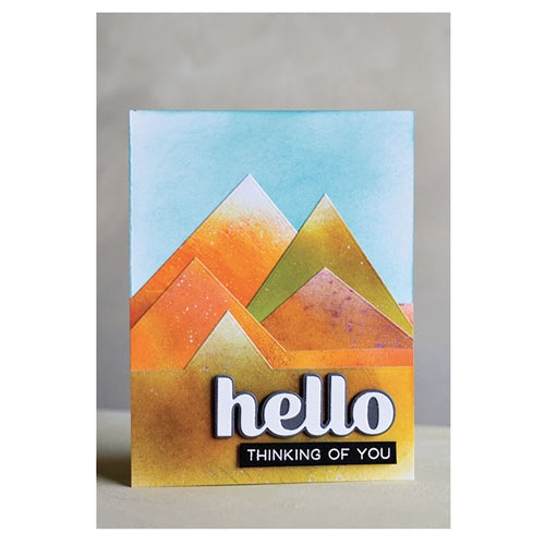 Simon Says Stamp! Birch Press Design BIG HELLO SUGAR SCRIPT Craft Dies 57201