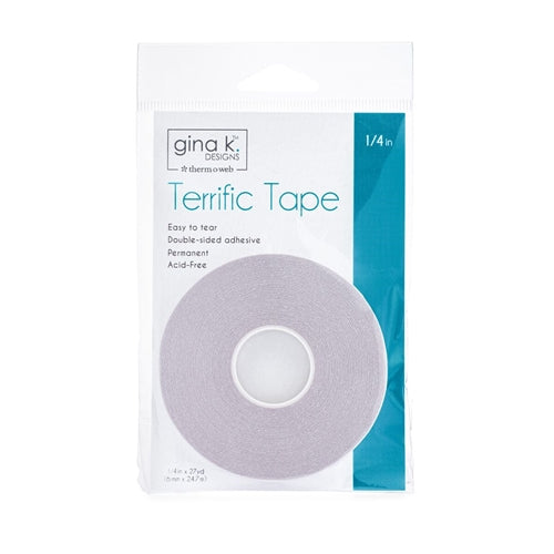 Simon Says Stamp! Therm O Web Gina K Designs 0.25 INCH Terrific Tape 18115