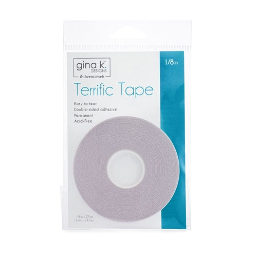 Simon Says Stamp! Therm O Web Gina K Designs 0.125 INCH Terrific Tape 18114