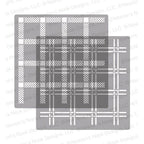 Simon Says Stamp! Newton's Nook Designs PLAID Stencil Set NN1811T02