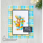 Simon Says Stamp! Newton's Nook Designs PLAID Stencil Set NN1811T02