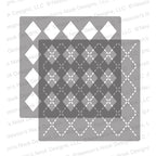 Simon Says Stamp! Newton's Nook Designs ARGYLE Stencil Set NN1811T01