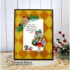 Simon Says Stamp! Newton's Nook Designs ARGYLE Stencil Set NN1811T01