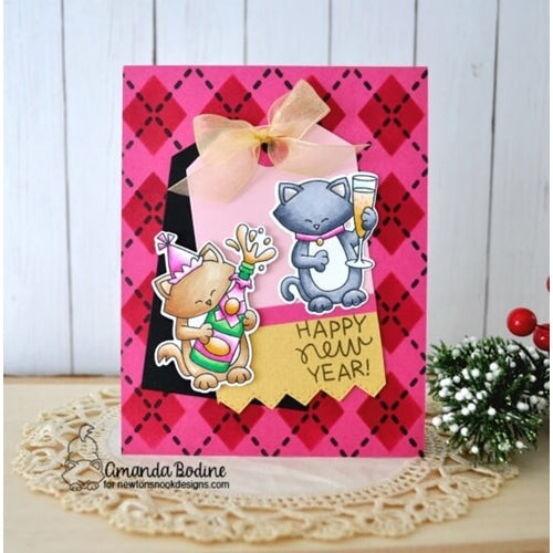 Simon Says Stamp! Newton's Nook Designs ARGYLE Stencil Set NN1811T01