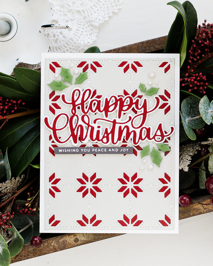 Simon Says Stamp! Simon Says Stamp HOLIDAY KNIT BACKGROUND Wafer Die s616 | color-code:ALT1
