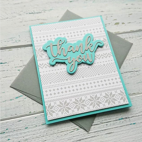 Simon Says Stamp! Simon Says Stamp THANK YOU SCRIPT Shadow Wafer Dies sssd111916 | color-code:ALT2