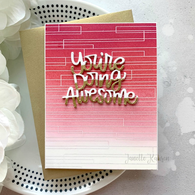 Simon Says Stamp! Simon Says Stamp YOU'RE DOING AWESOME Wafer Die sssd111930 | color-code:ALT1