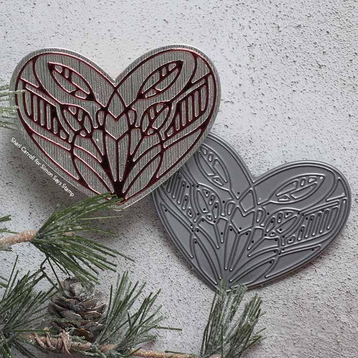 Simon Says Stamp! Simon Says Stamp DECO HEART Wafer Dies sssd111935