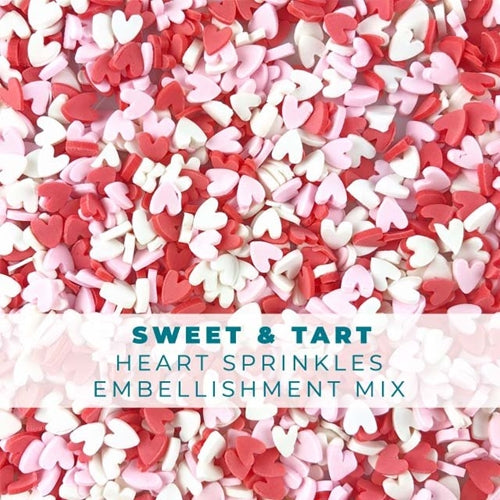 Simon Says Stamp! Trinity Stamps SWEET AND TART HEART SPRINKLES Embellishment Box 454001